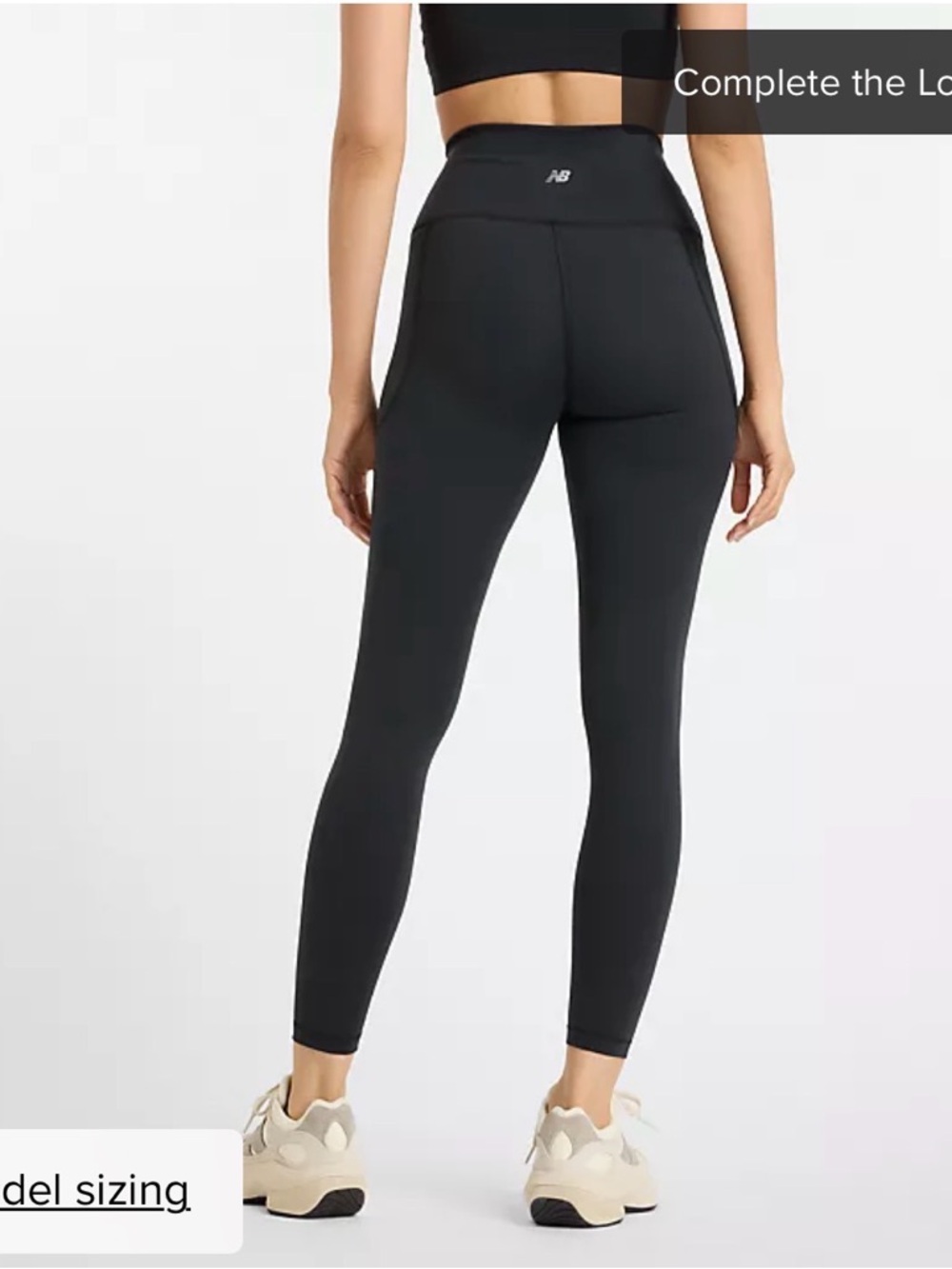 New Balance Harmony High-Rise Pocket Black Pocket Leggings 25” - Women - Picture 2 of 7